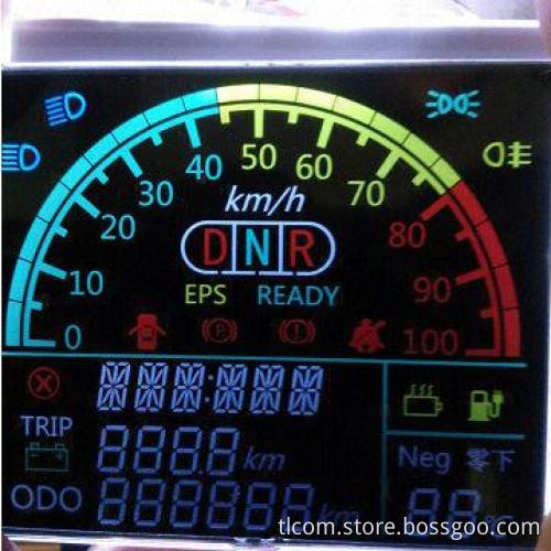 VA auto meter digit screen, with pin connection and HT1622 driver